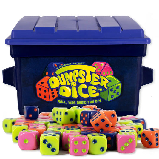 Dumpster Dice - Fast-Paced Family Dice Game 2-4 Players