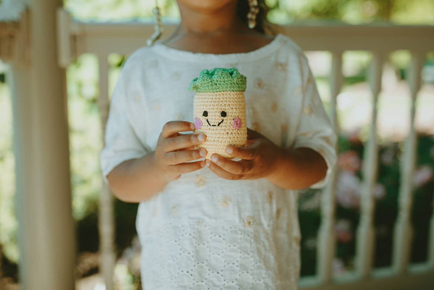 Pretend Play Food Rattle - Pineapple