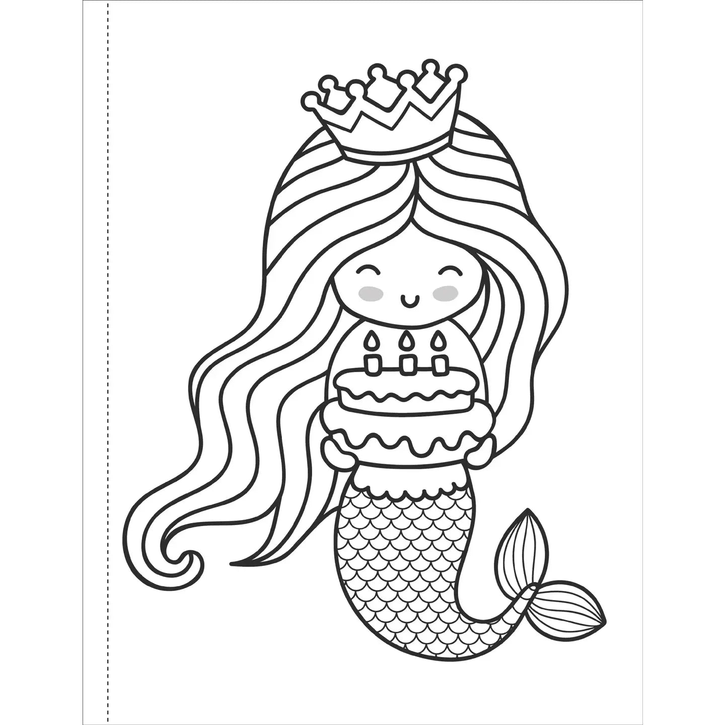 Mermaids Coloring Book!