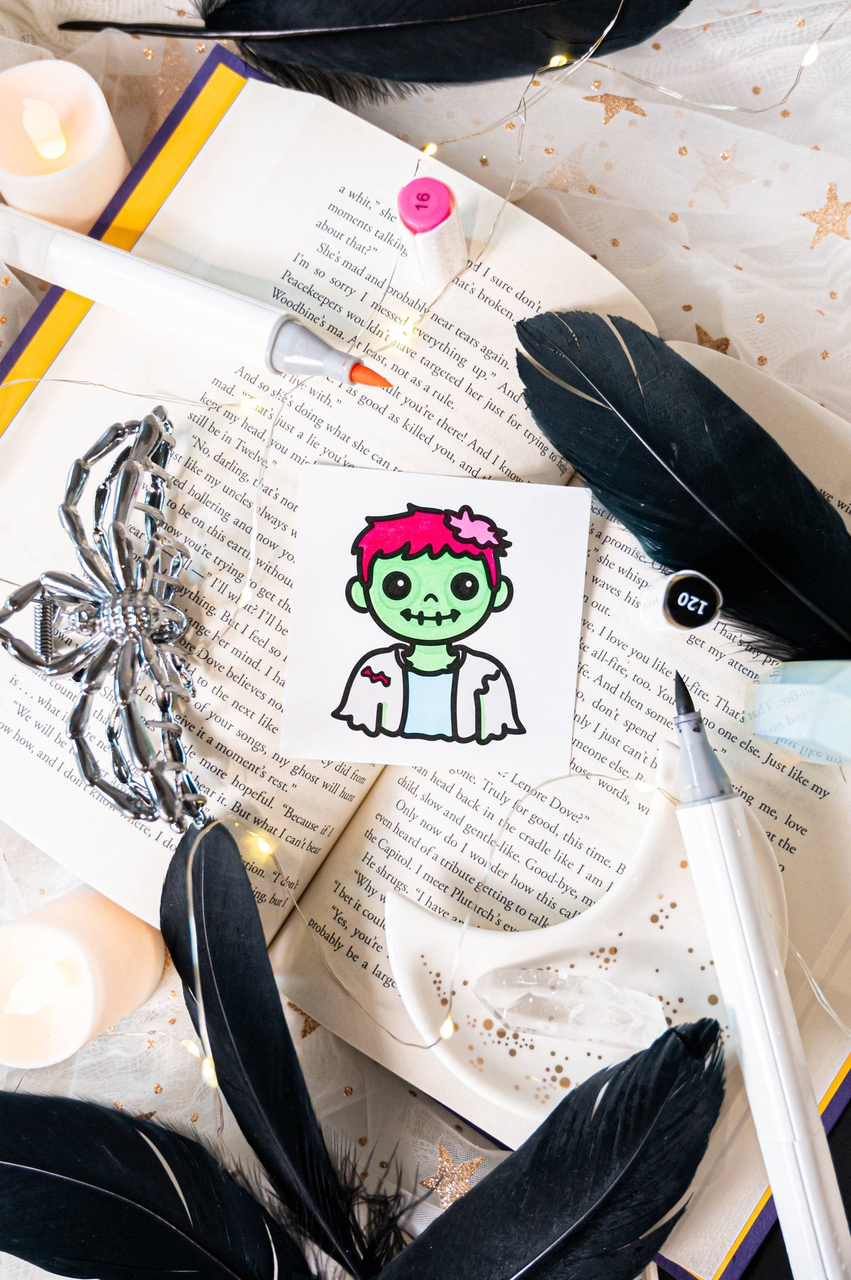 Halloween Mini Coloring Book