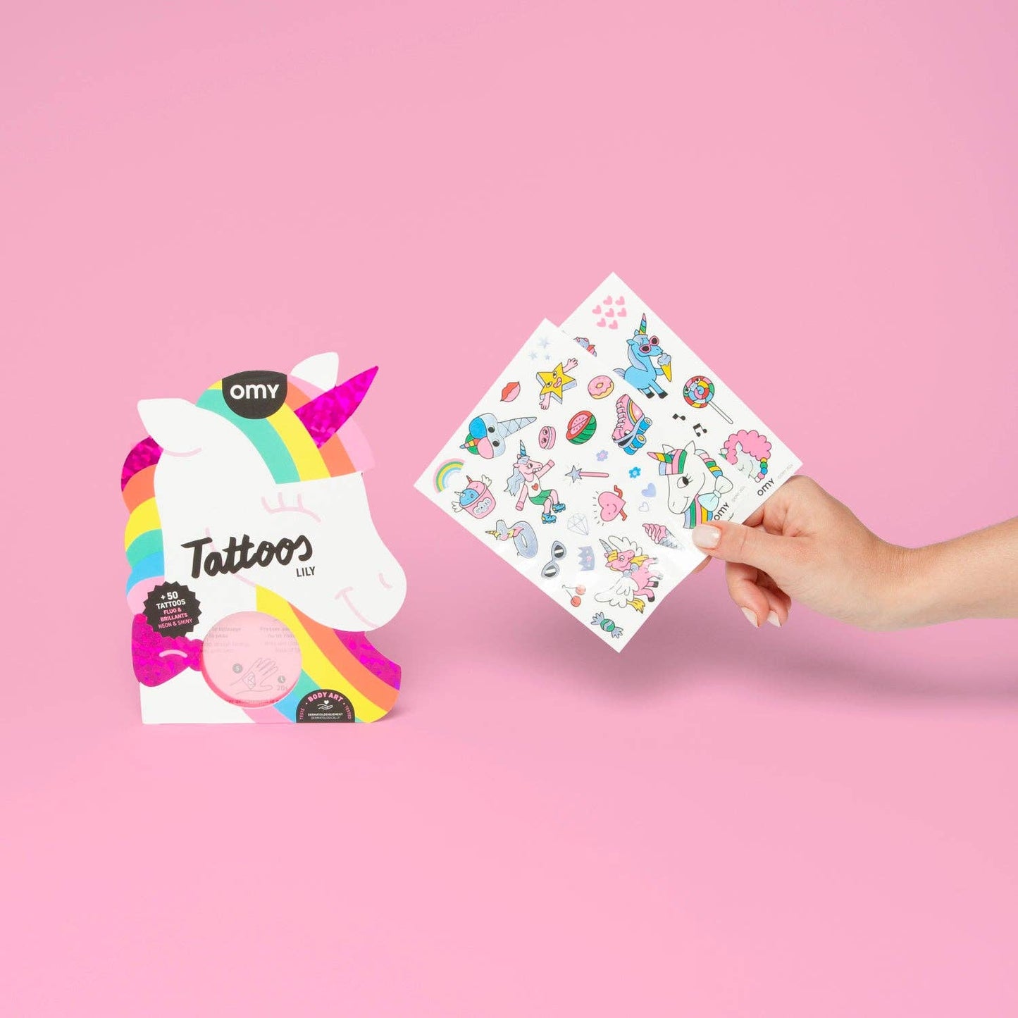 UNICORN TEMPORARY TATTOOS