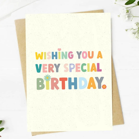 "Wishing You A Very Special Birthday" Birthday Card