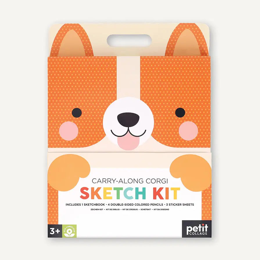 Carry-Along Corgi Sketch Kit