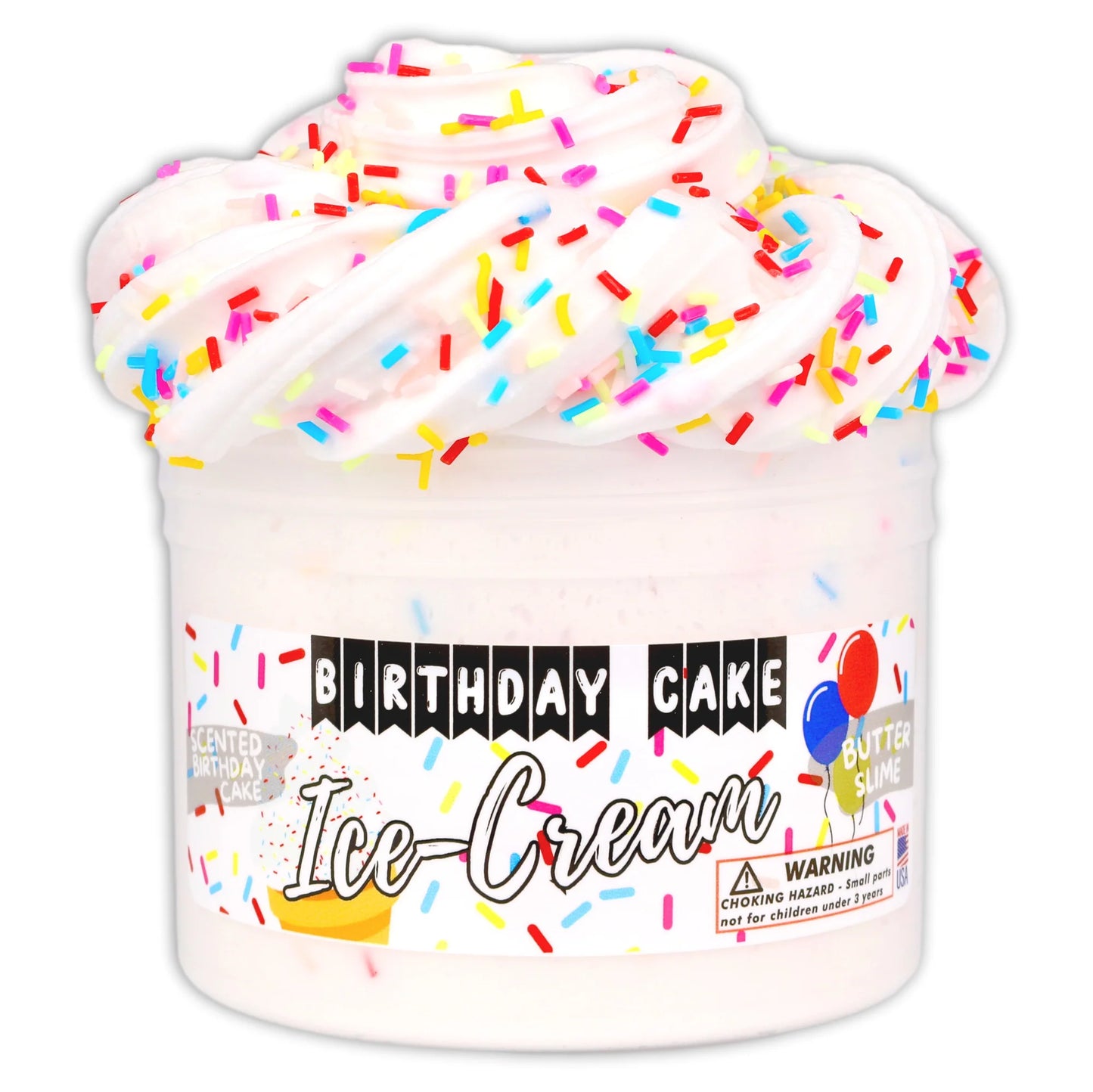 BIRTHDAY CAKE ICE CREAM DOPESLIME