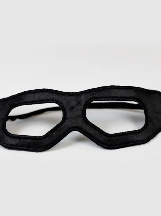 Black Superhero Eye Mask