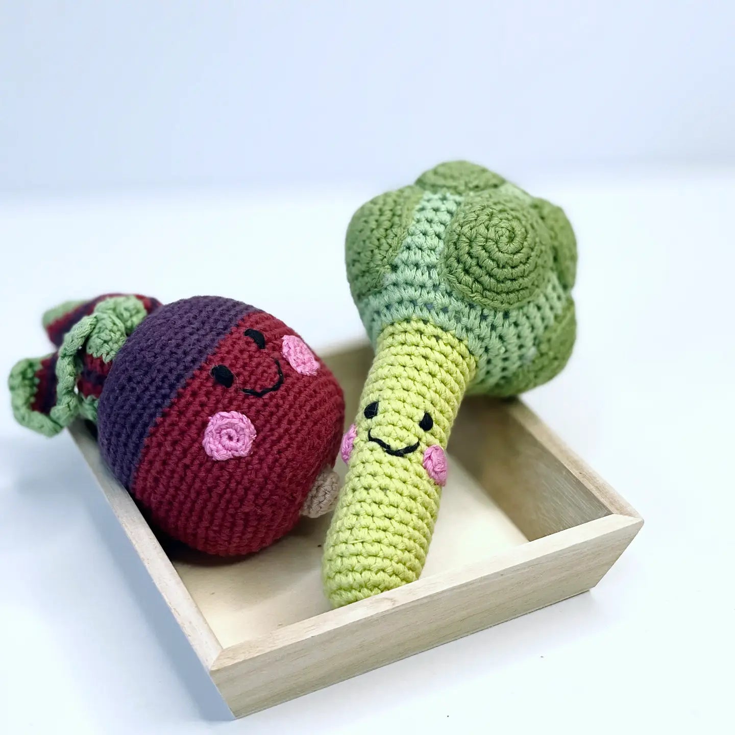 Pretend Play Food Rattle - Broccoli