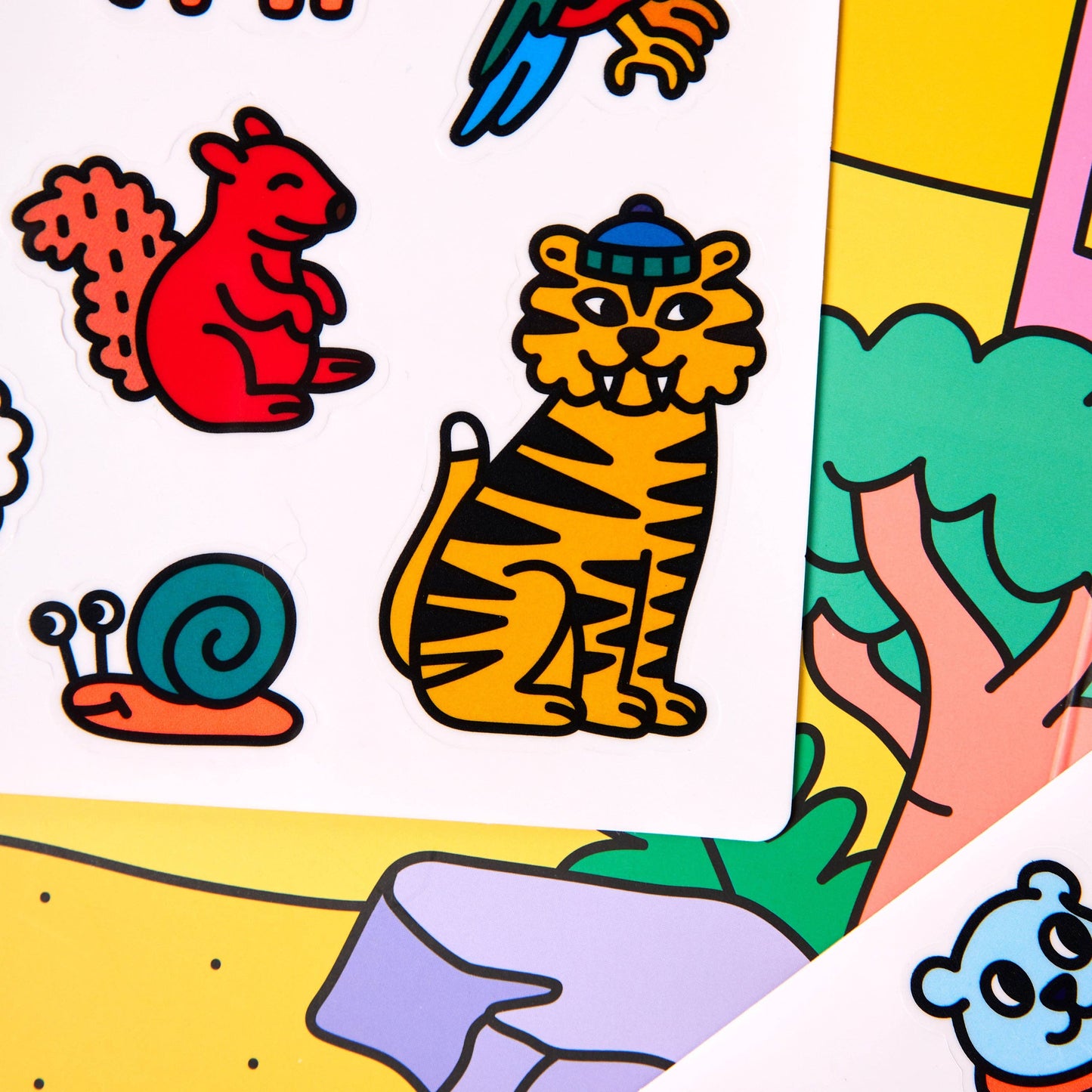 MONTESSORI  ANIMAL STICKERS
