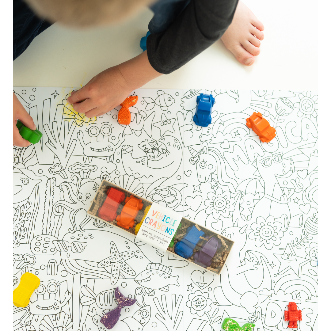 Car Shaped Crayons