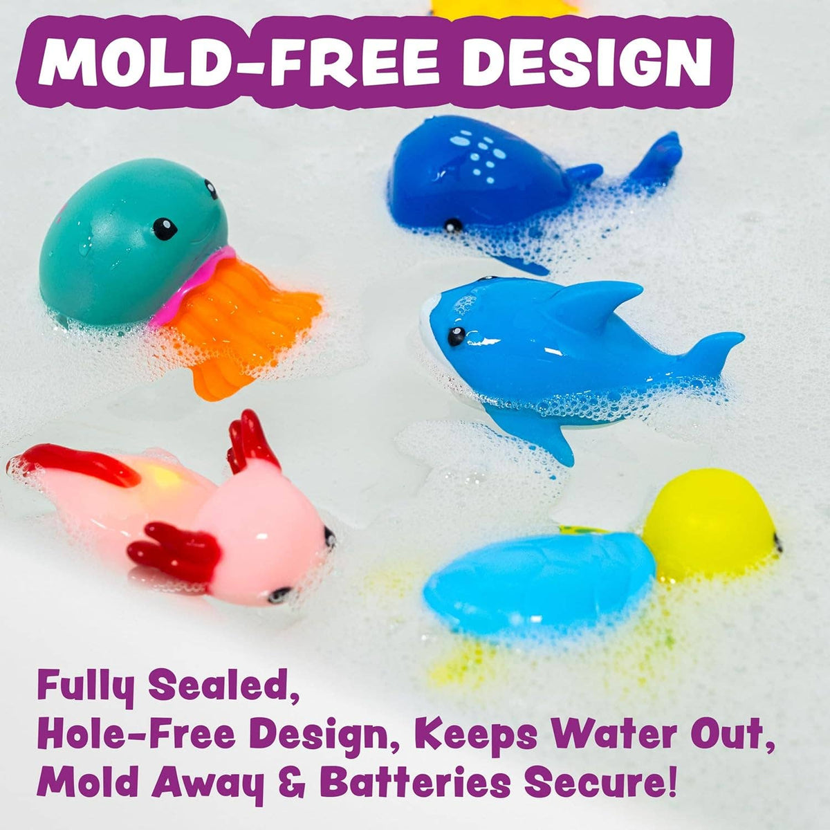 Tub Works® Under the Sea™ Light Up Bath Toys