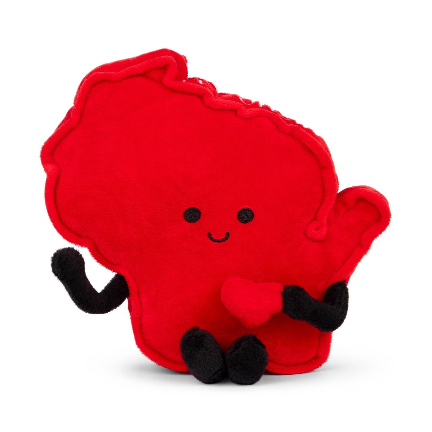 Wisconsin State Stuffed Plush - Red and White