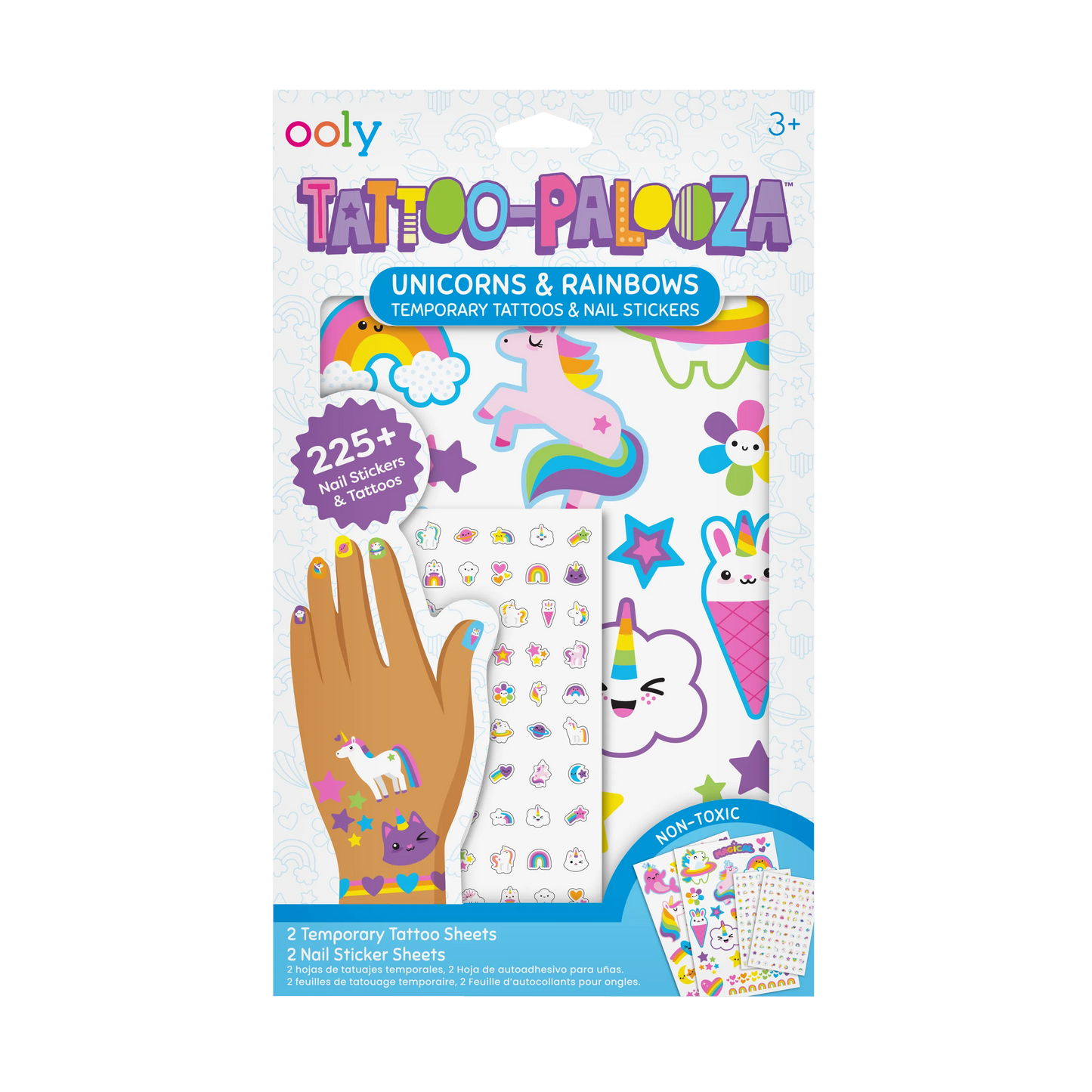 Temporary Tattoos & Nail Stickers - Unicorns