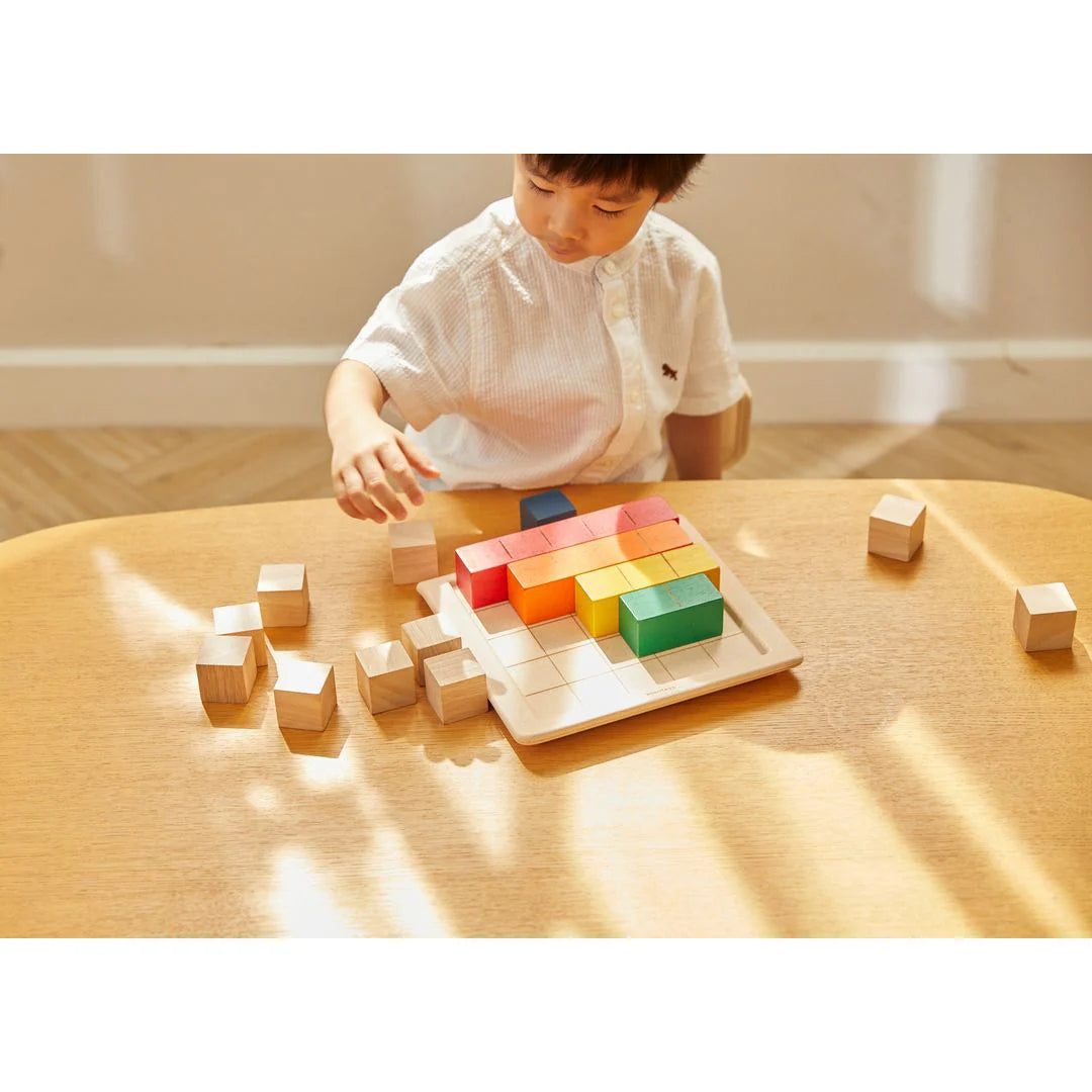 Colored Counting Blocks