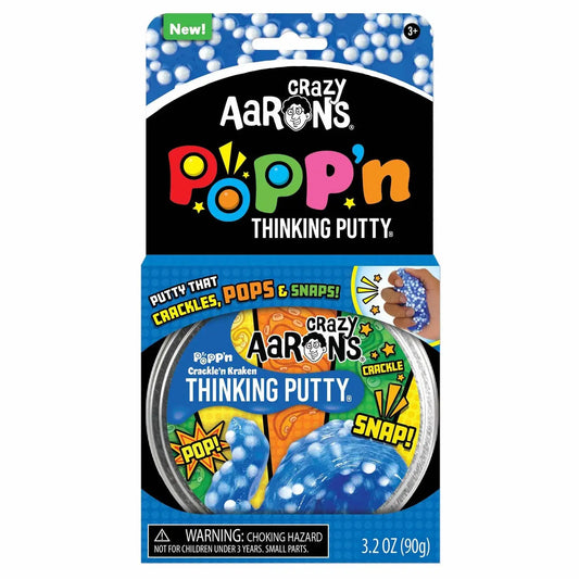 Crackle'n Kraken - Full Size 4" Thinking Putty Tin