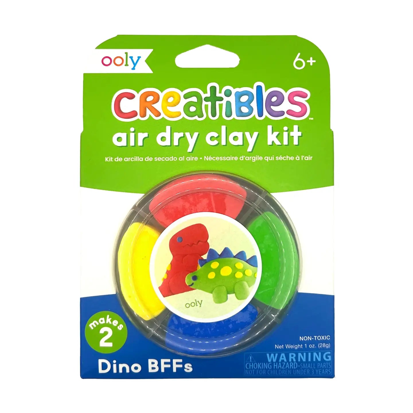 Dino Bffs (Set of 4) Creatibles D.I.Y. Air-Dry Clay Kit