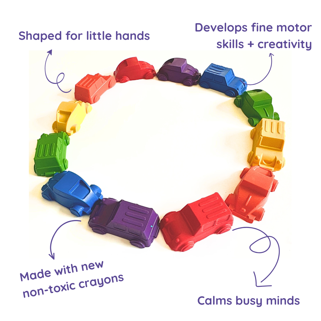 Car Shaped Crayons