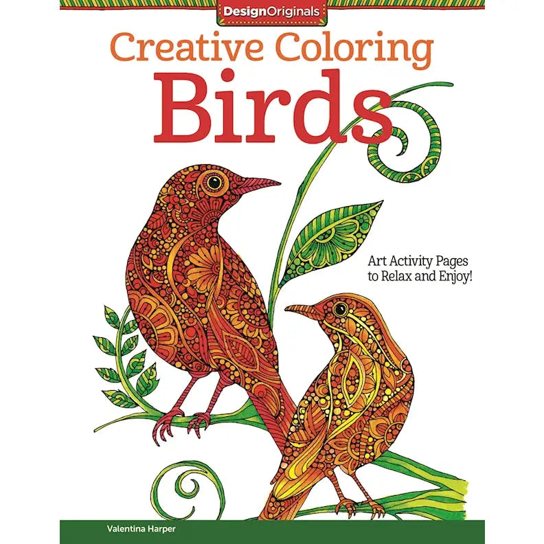 Creative Coloring Birds - Adult Coloring Designs