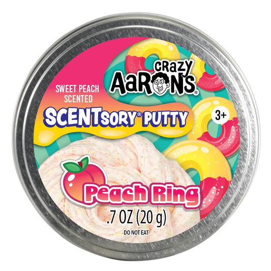 Scentsory Peach Ring - 2.75" Thinking Putty Tin
