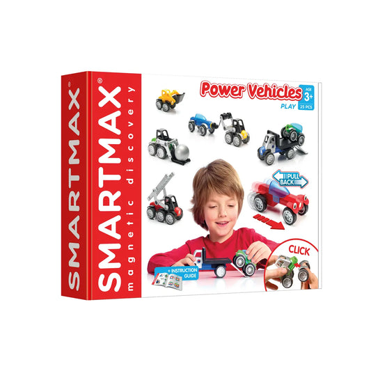 Smartmax Power Vehicles Max - Magnetic Build Set