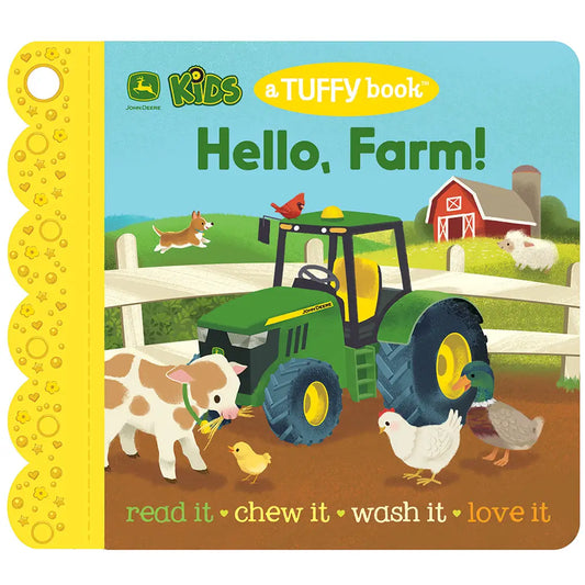 John Deere Kids Hello, Farm! (Tuffy Teether Indestructible)