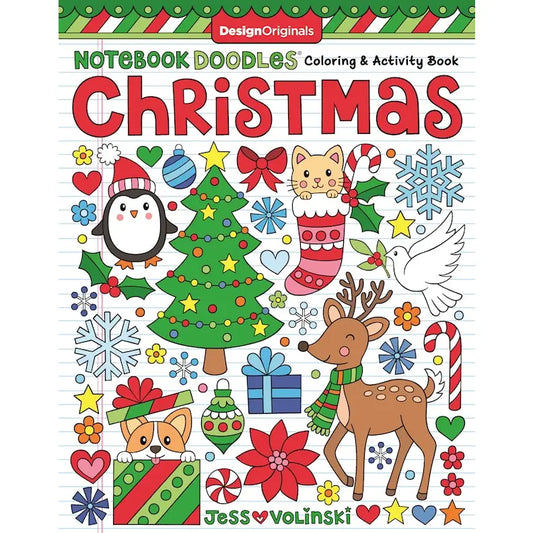 Notebook Doodles Christmas - Holiday Coloring Book