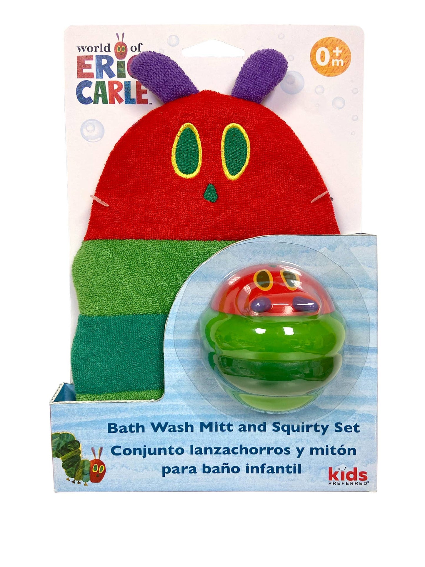 Very Hungry Caterpillar Wash Mitt & Squirty Set