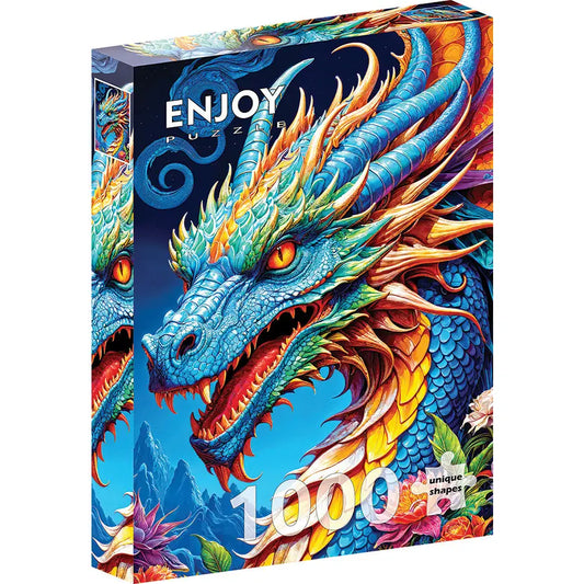 Blue Dragon House 1000pc Enjoy Puzzle