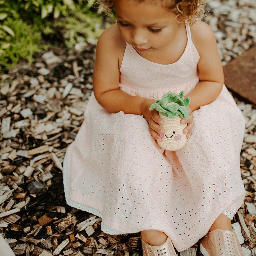 Pretend Play Food Rattle - Pineapple