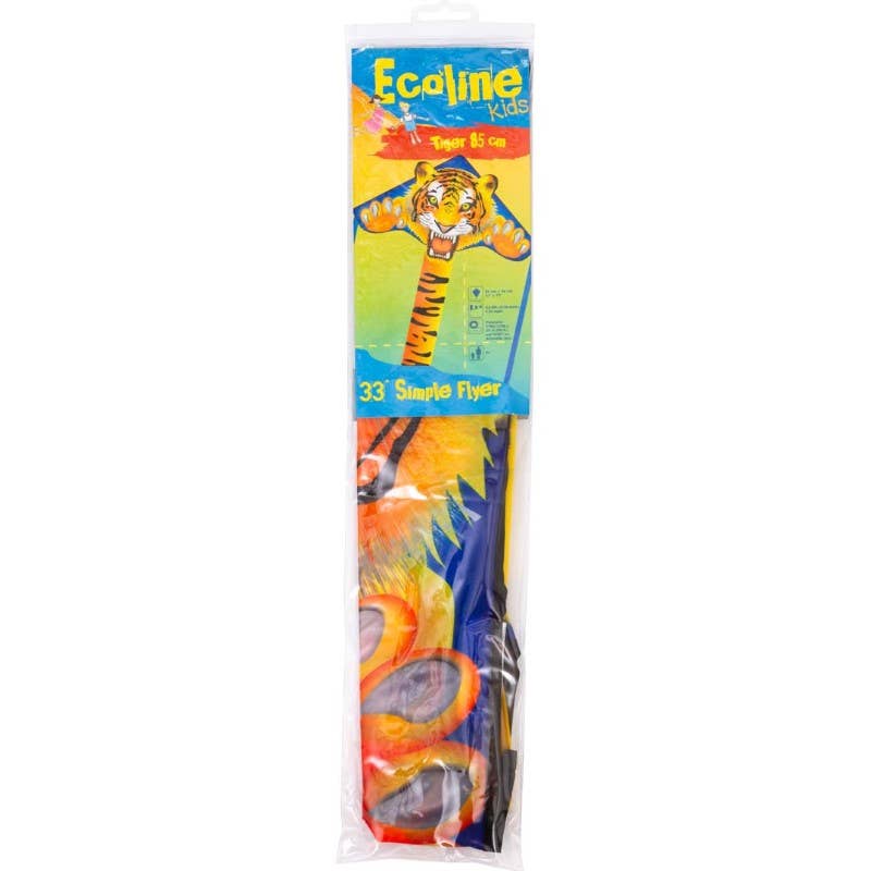 Ecoline Simple Flyer Tiger Kite 33"