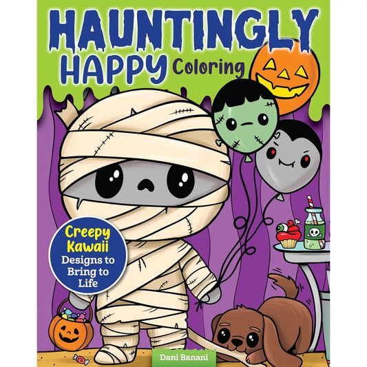 Hauntingly Happy Coloring Book