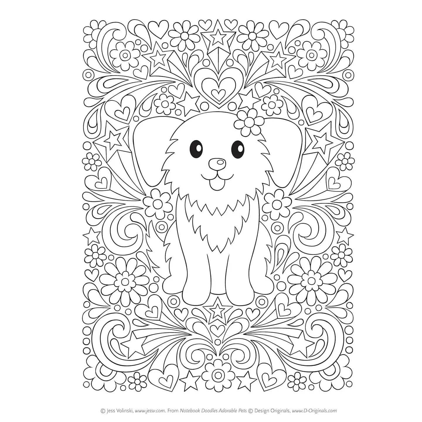 Adorable Pets Notebook Doodles