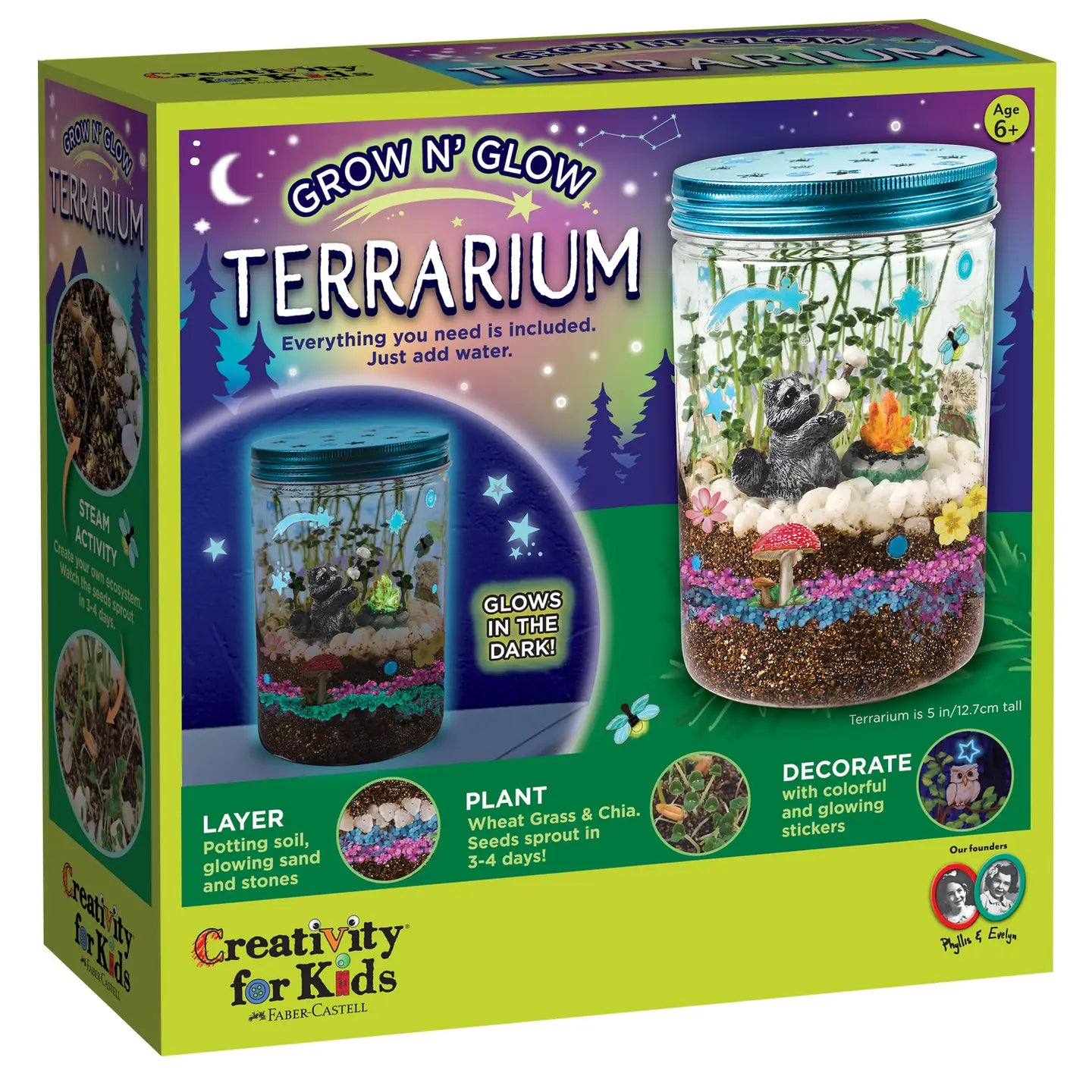 Grow N' Glow Terrarium Diy Craft Kit