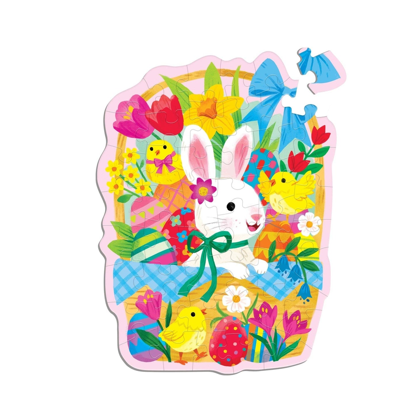 Bunny Basket 48 Piece Mini Shaped Puzzle