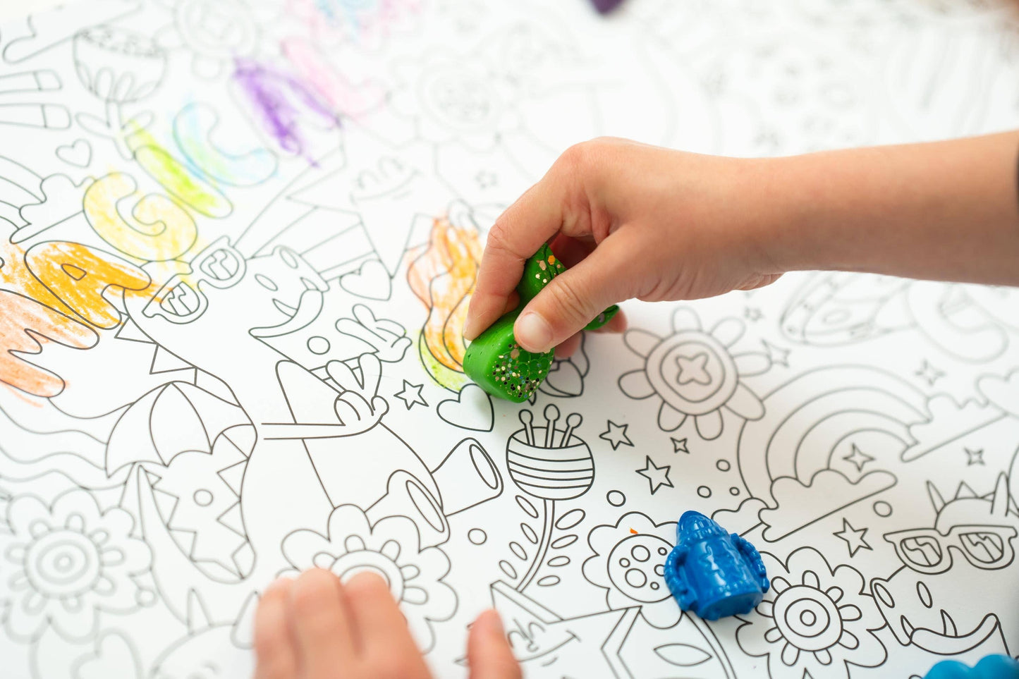 Glitter Mermaid Crayons