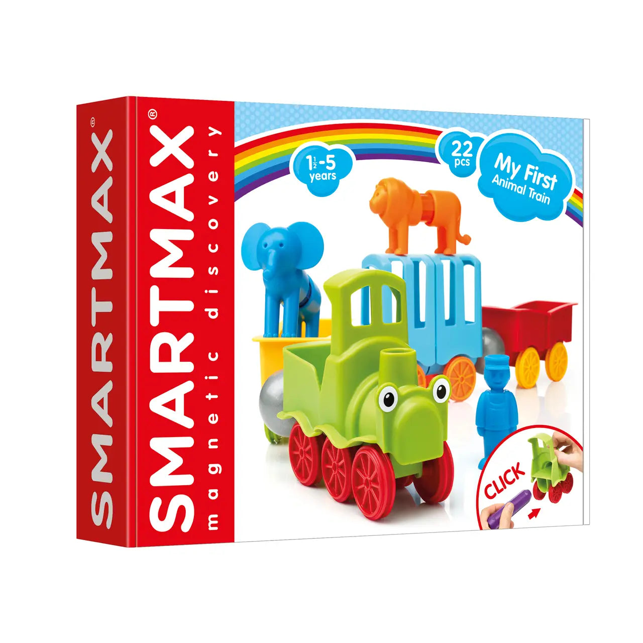 Smartmax My First Animal Train Magnetic Set