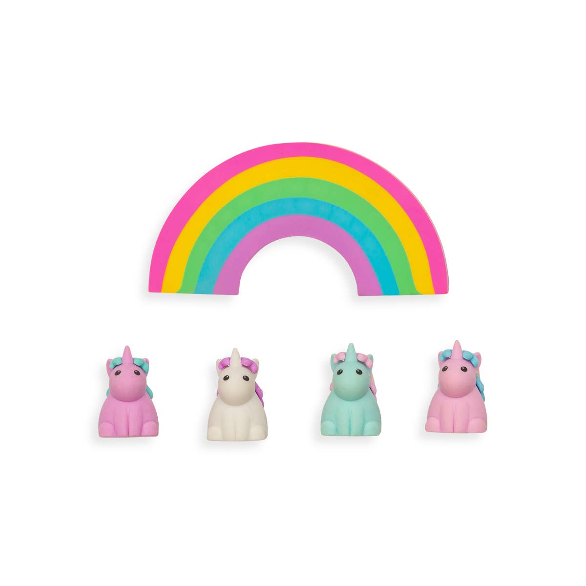 Unique Unicorns: Strawberry Scented Erasers (5 PC Set)