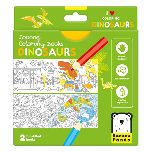 Dinosaurs - Looong Coloring Books