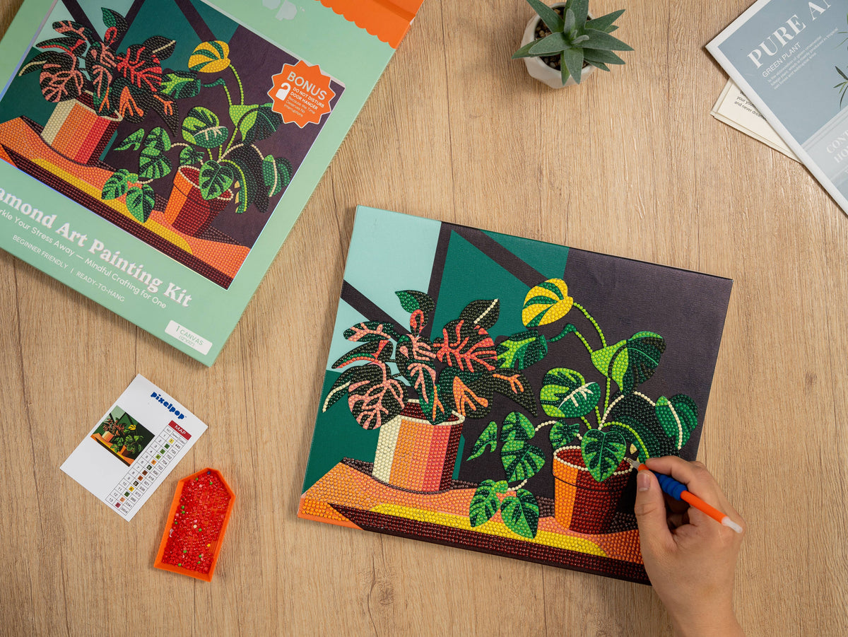 PixelPop™ Diamond Art - Plant Lover