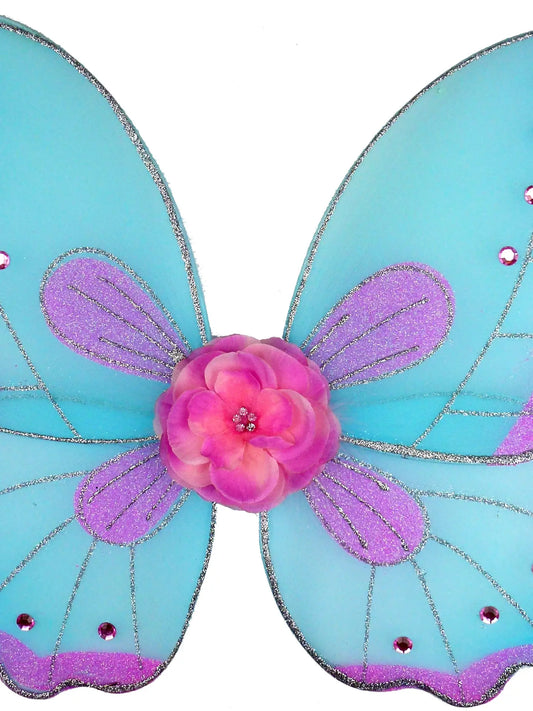 Blue/Pink - Fairy Wings For Kids and Adults - Princess Fairy