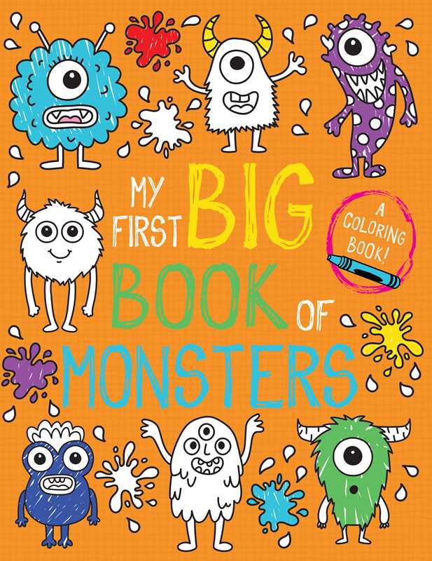My First Big Book of Monsters Coloring Book