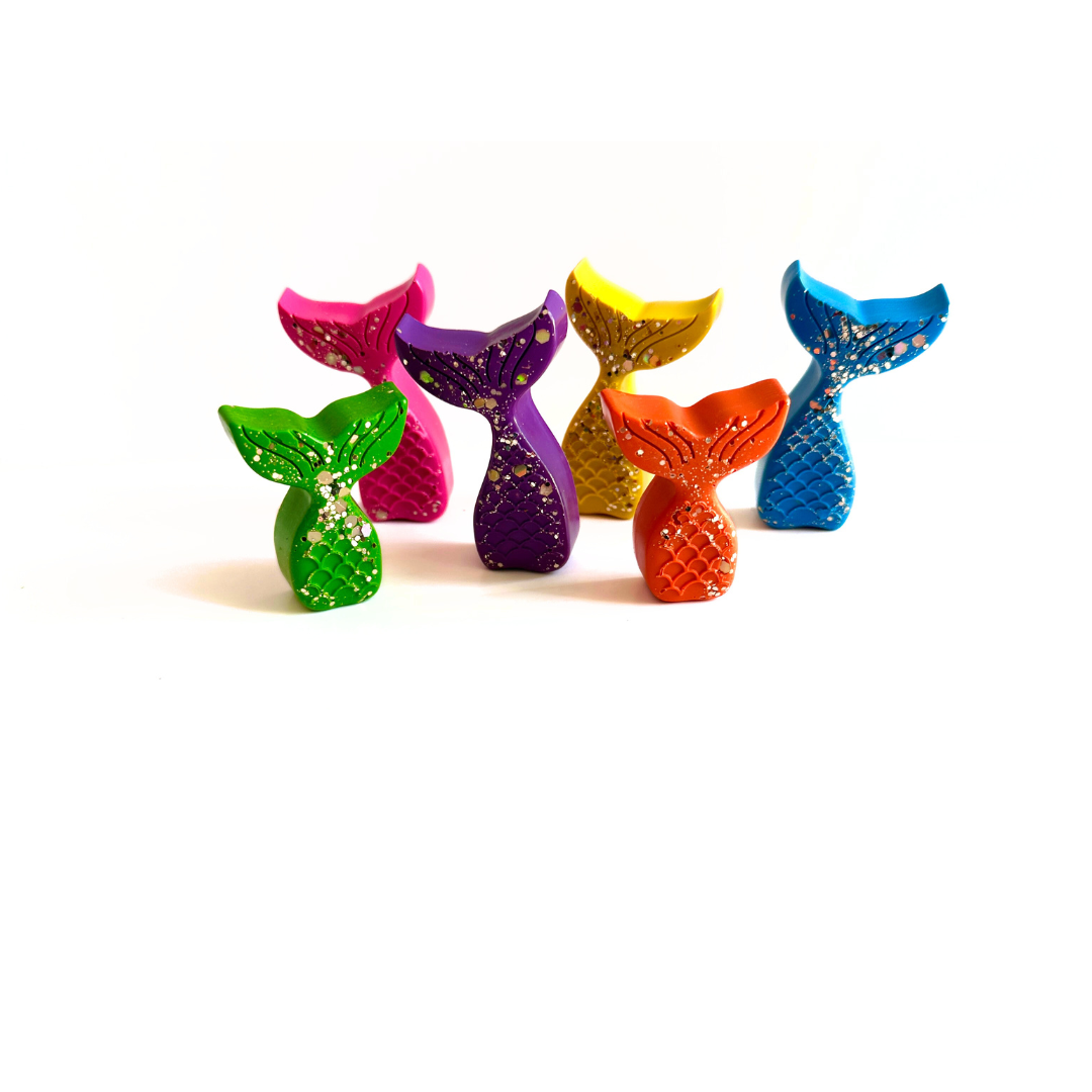 Glitter Mermaid Crayons