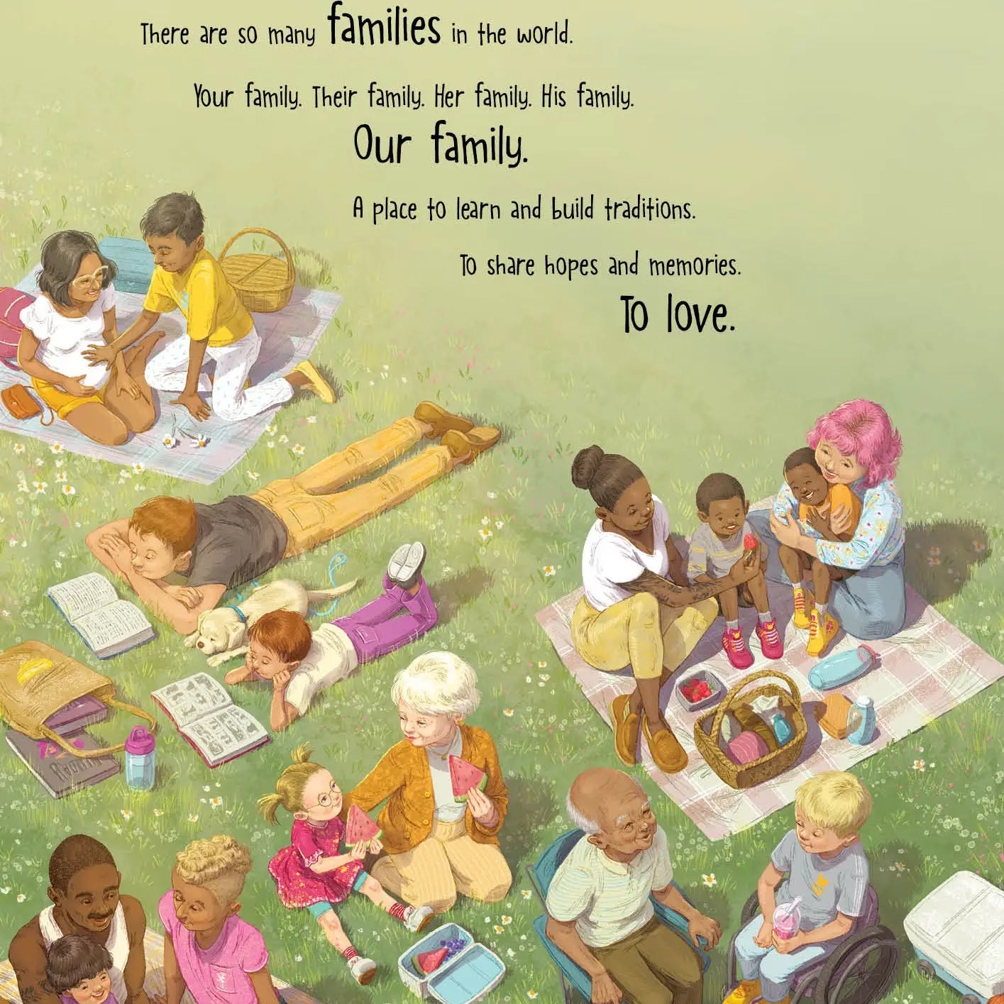 A Family Like Ours: Children's Picture Book