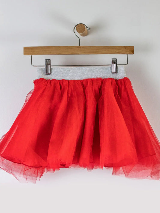 Red - Tutu Skirt - Tulle Dance Princess Tutu Circle Skirt