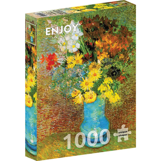 Van Gogh: Vase with Daisies and Anemones 1000pc Enjoy Puzzle