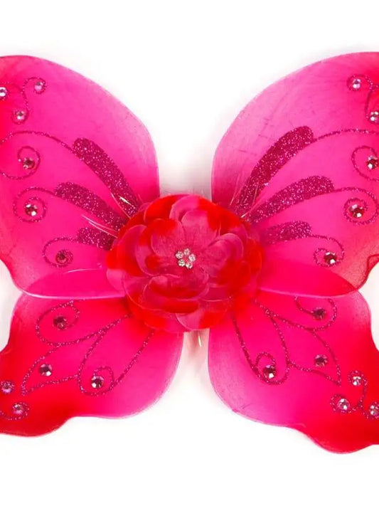 Fuschia Pink Fairy Wings For Little Kids