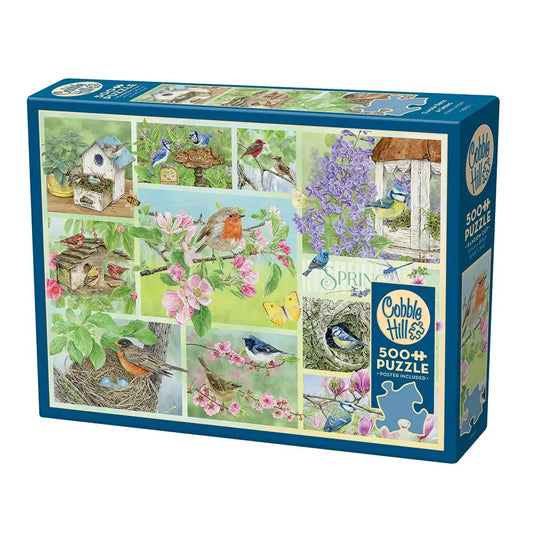 Garden Birds in Spring 500pc Puzzle