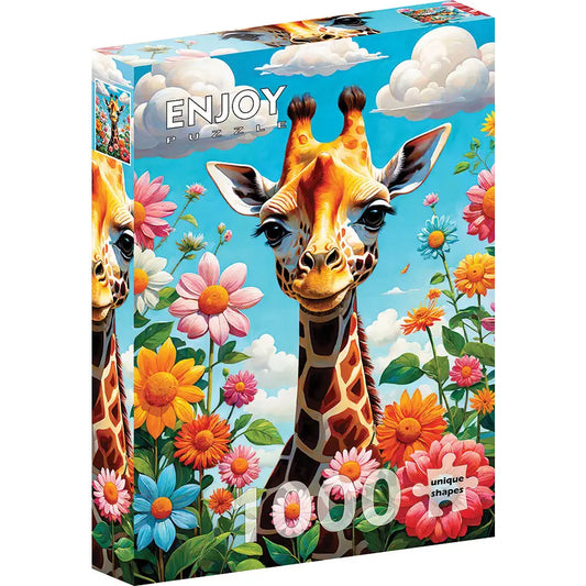 Cute Giraffe 1000pc Enjoy Puzzle