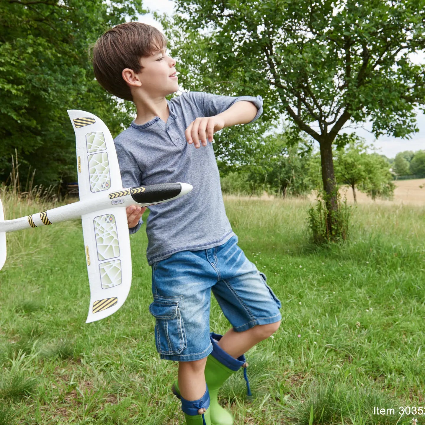 Terra Kids 19" Hand Glider (Outdoor Foam Airplane Toy)