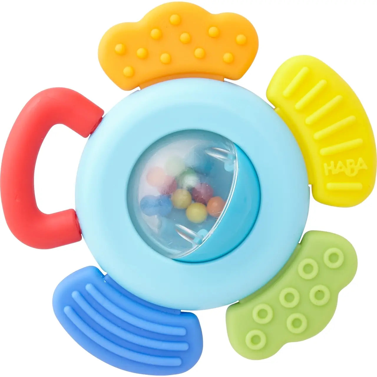 Blossom Plastic Baby Rattle and Teething Toy