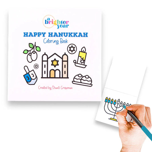 Happy Hanukkah Easy Tear Mini Coloring Book