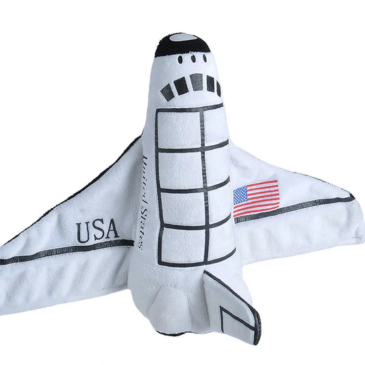Huggers Space Shuttle Stuffed Animal 8"